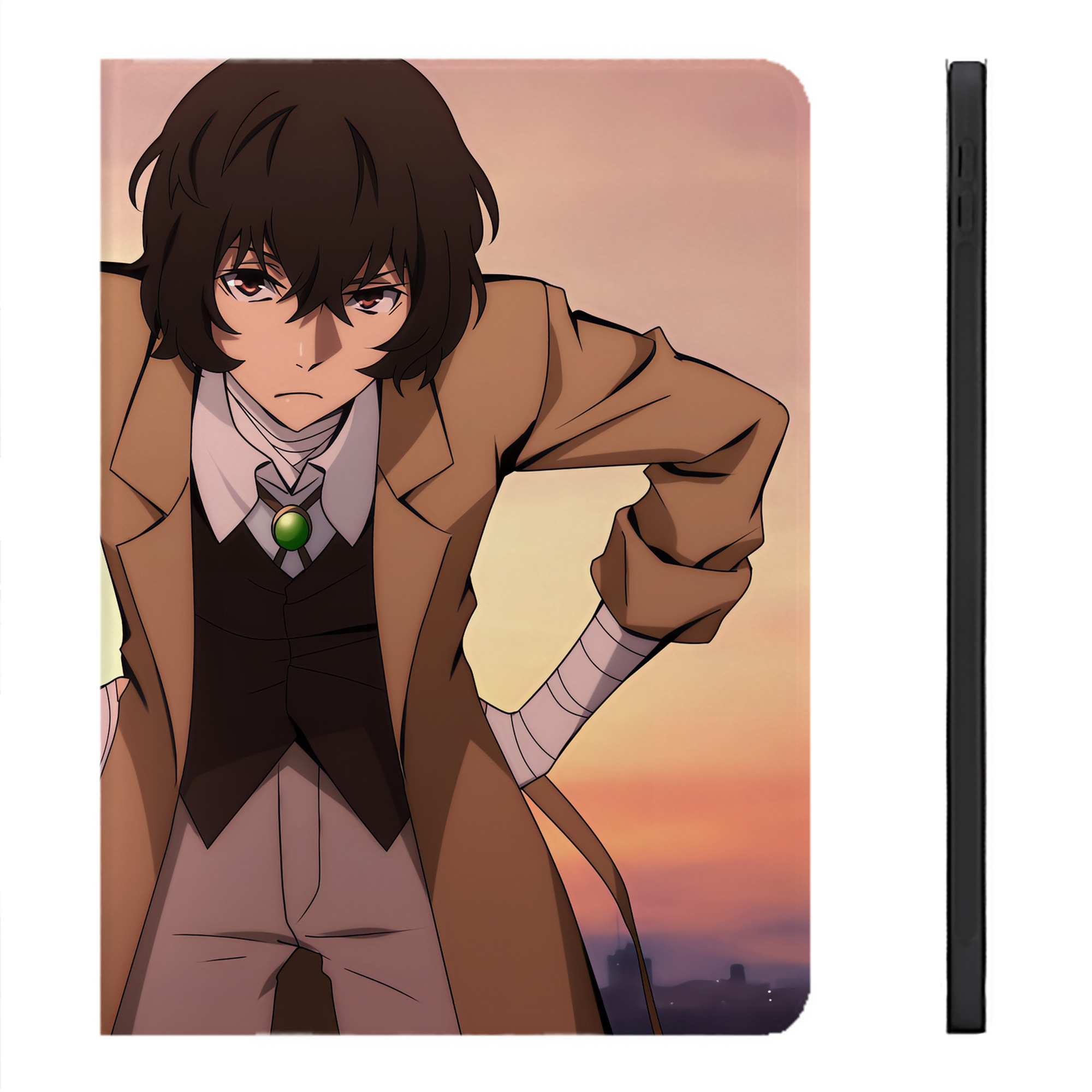 （画像用） 文豪ストレイドッグス Bungo Stray Dogs IPadケース ペンホルダー付き ブックスタイルデザイン